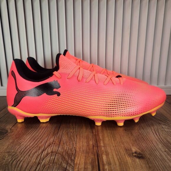 PUMA Future 7 Play FG/AG 107723-03 Men Sz 13 Black Sunset Glow Soccer Cleats NEW main image 8